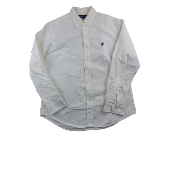 Ralph Lauren White Custom Fit Dress Shirt Men's L - Picture 1 of 8